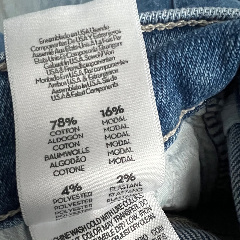 Mother Denim  - Insider Crop Step Fray - Out Of The Blue - Picture 7 of 8